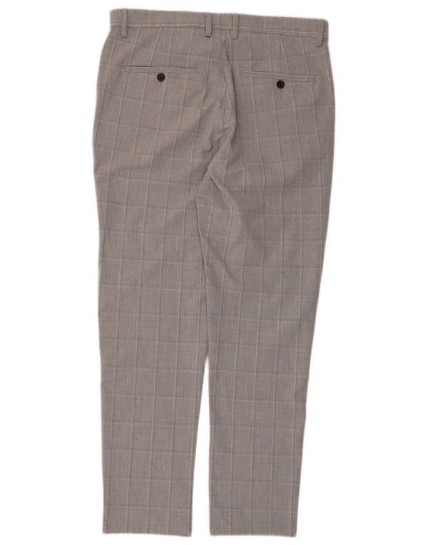 Мужские брюки-чиносы Zara EU 40 Medium W31 L28 Серая клетка