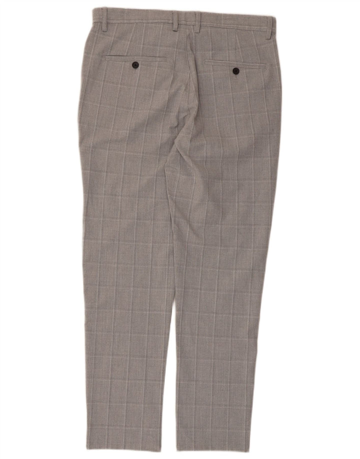Мужские брюки-чиносы Zara EU 40 Medium W31 L28 Серая клетка