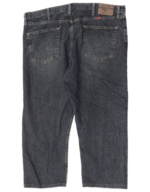 Мужские прямые джинсы Wrangler W40 L23 темно-синие, хлопок