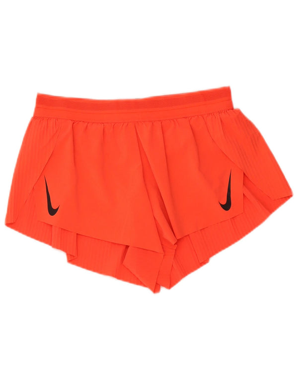 Женские спортивные шорты Nike Dri Fit UK 10, маленькие оранжевые