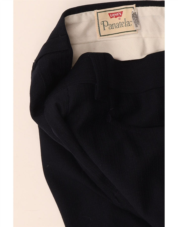 Женские прямые повседневные брюки LEVI'S W34 L29 Темно-синие