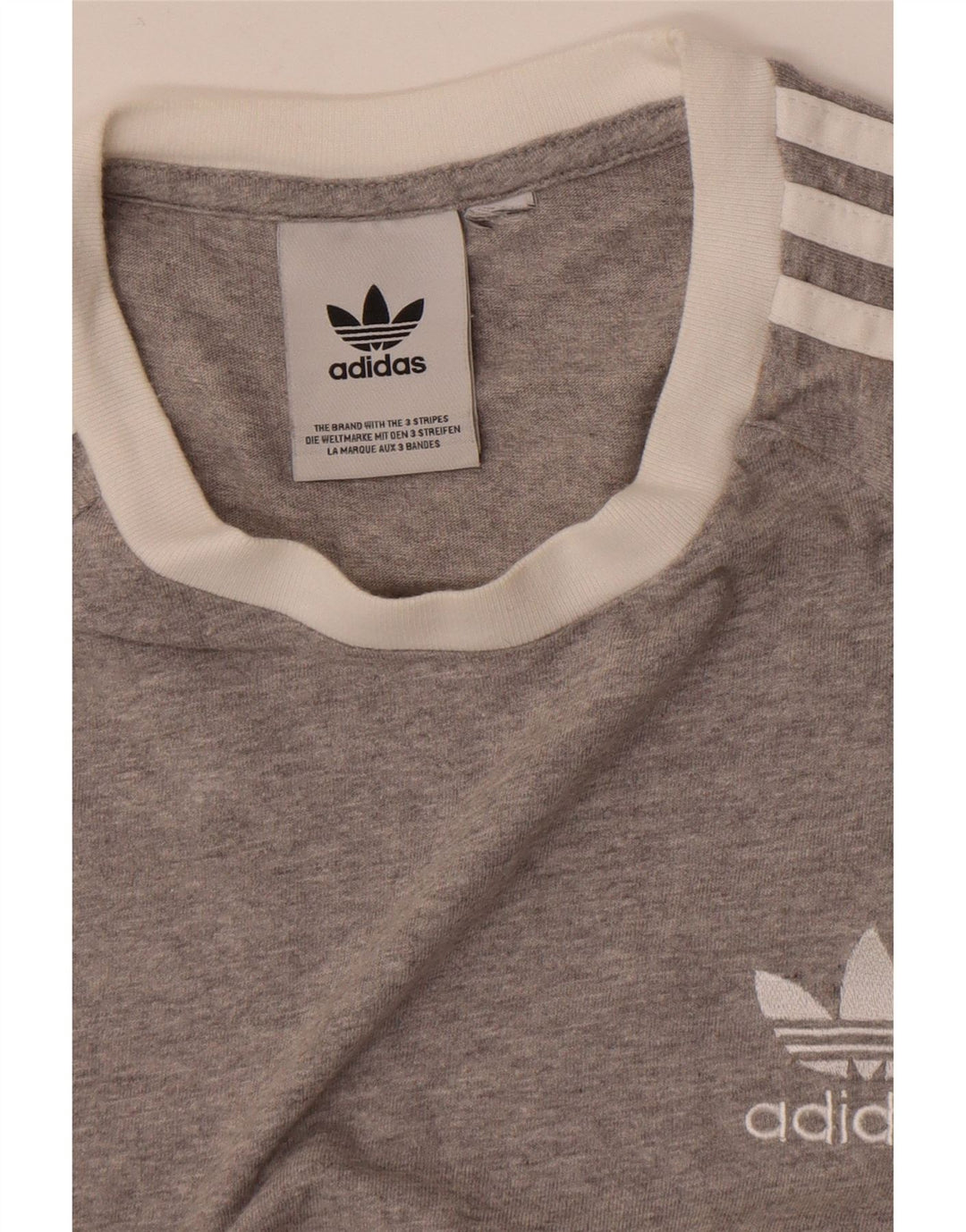 Мужская футболка Adidas Top Small Grey в крапинку