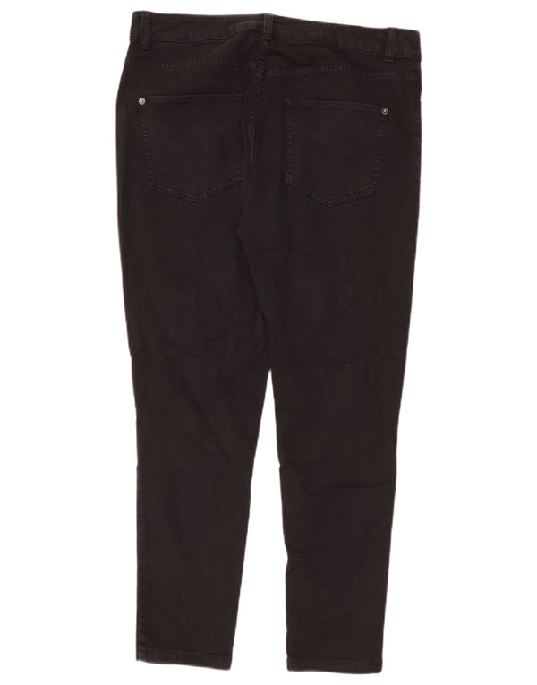 Женские джинсы суперскинни Marks & Spencer UK 14, большие W32 L26, черные, хлопковые