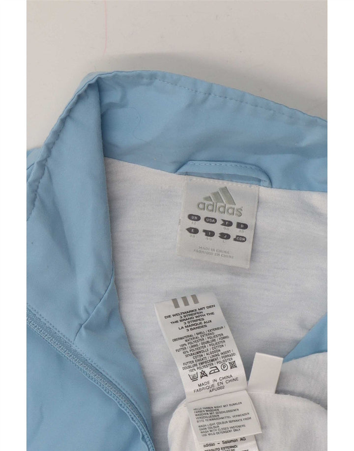 Женский спортивный костюм Adidas Top Jacket UK 12, средний синий полиэстер