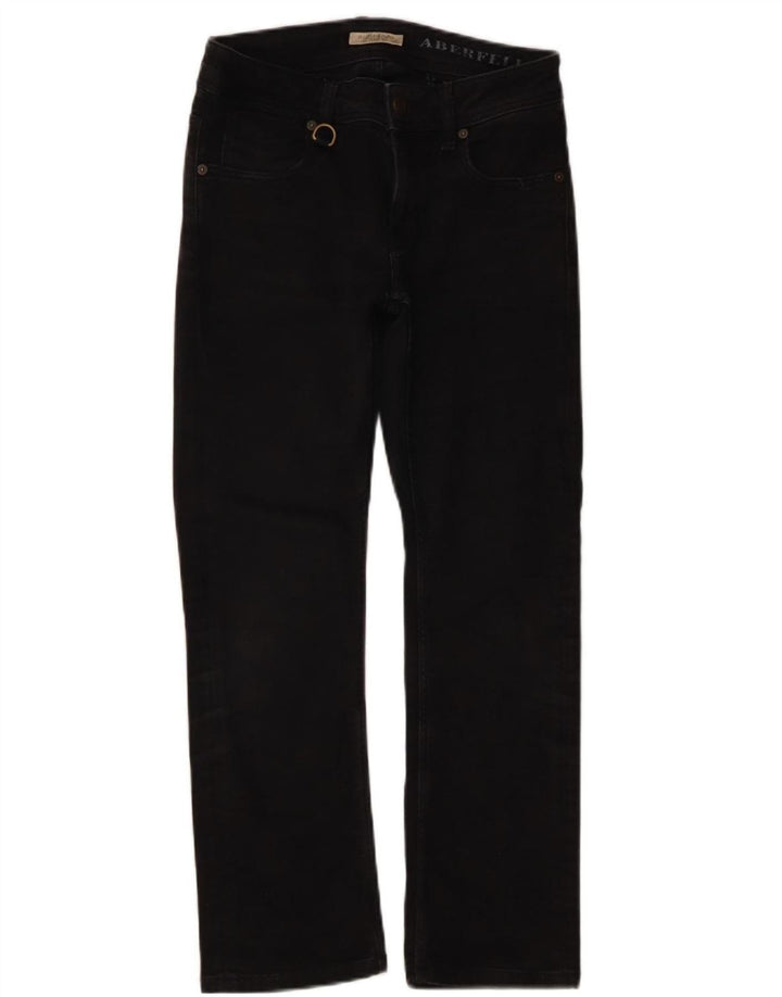 Женские прямые джинсы Burberry W26 L25, черный хлопок