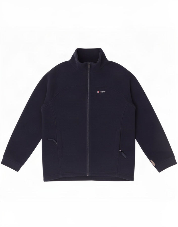 Женская флисовая куртка Berghaus UK 14, большой размер, темно-синий, полиэстер