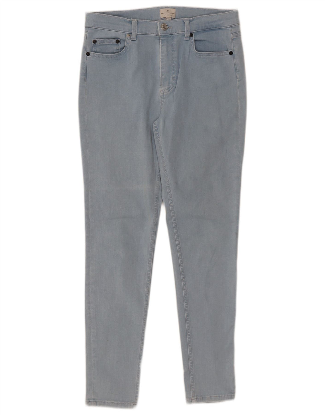 Женские узкие джинсы FRENCH CONNECTION UK 12, средний размер W30 L28, синий хлопок