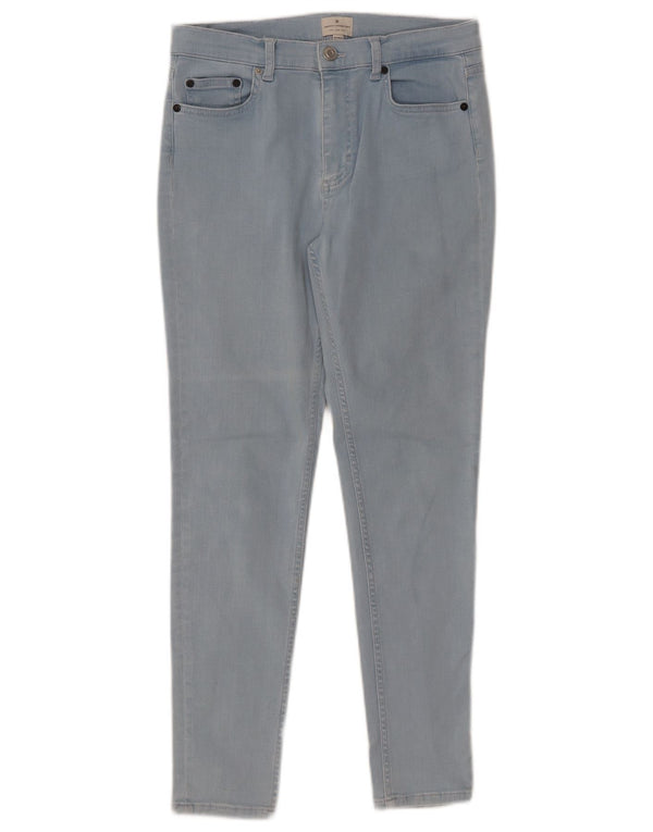 Женские узкие джинсы FRENCH CONNECTION UK 12, средний размер W30 L28, синий хлопок