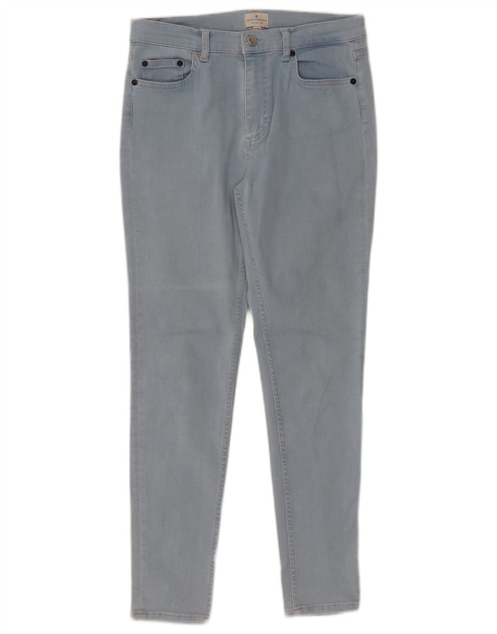 Женские узкие джинсы FRENCH CONNECTION UK 12, средний размер W30 L28, синий хлопок