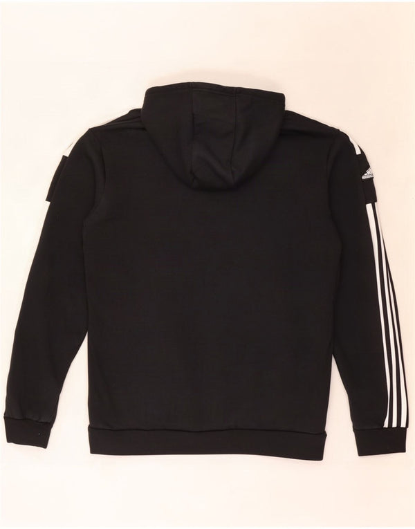 Мужской джемпер с капюшоном Adidas с рисунком, большой черный, хлопок с цветными блоками
