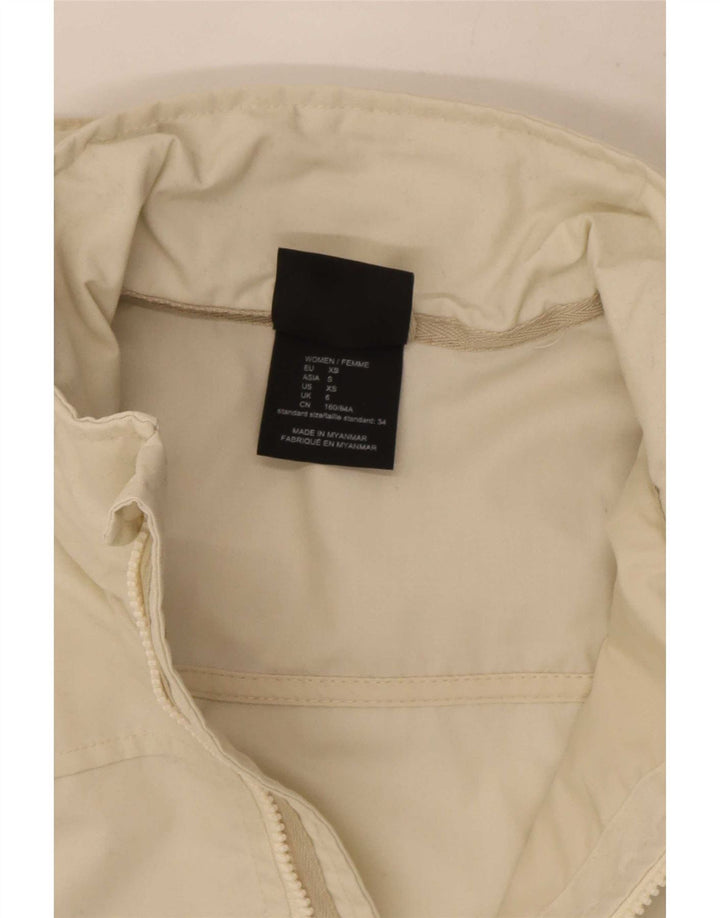 Женская дождевик с капюшоном Jack Wolfskin UK 6 XS Off Белый полиэстер