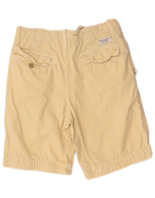 Мужские шорты чинос Abercrombie & Fitch W28, маленькие, бежевые, хлопок