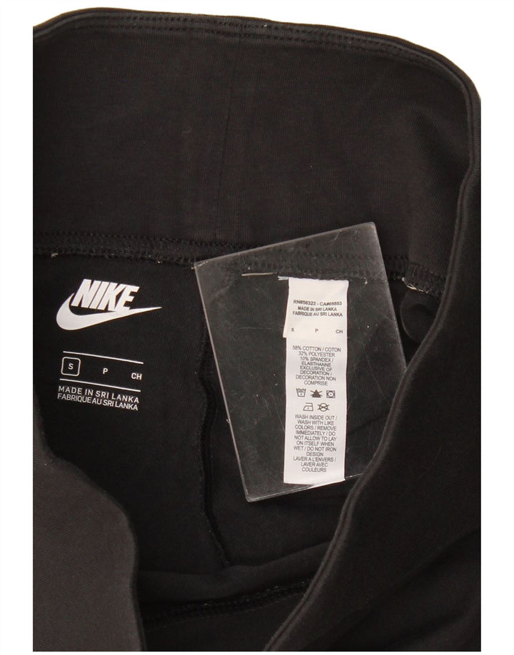 Женские спортивные шорты NIKE UK 8, маленькие черные хлопковые