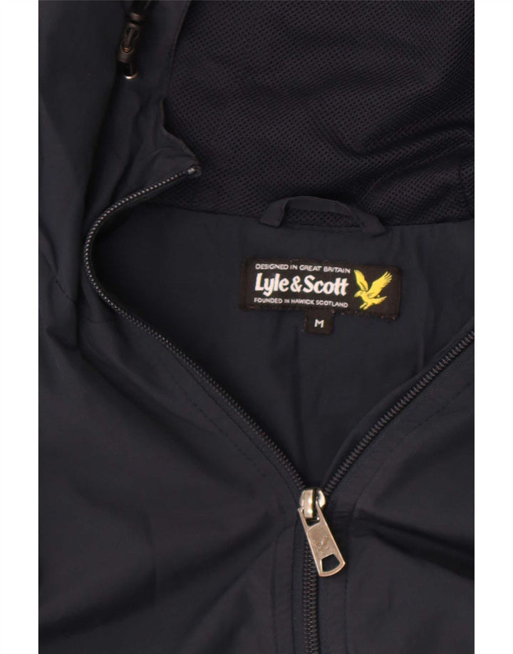 Мужская дождевик с капюшоном Lyle & Scott UK 38 средний темно-синий