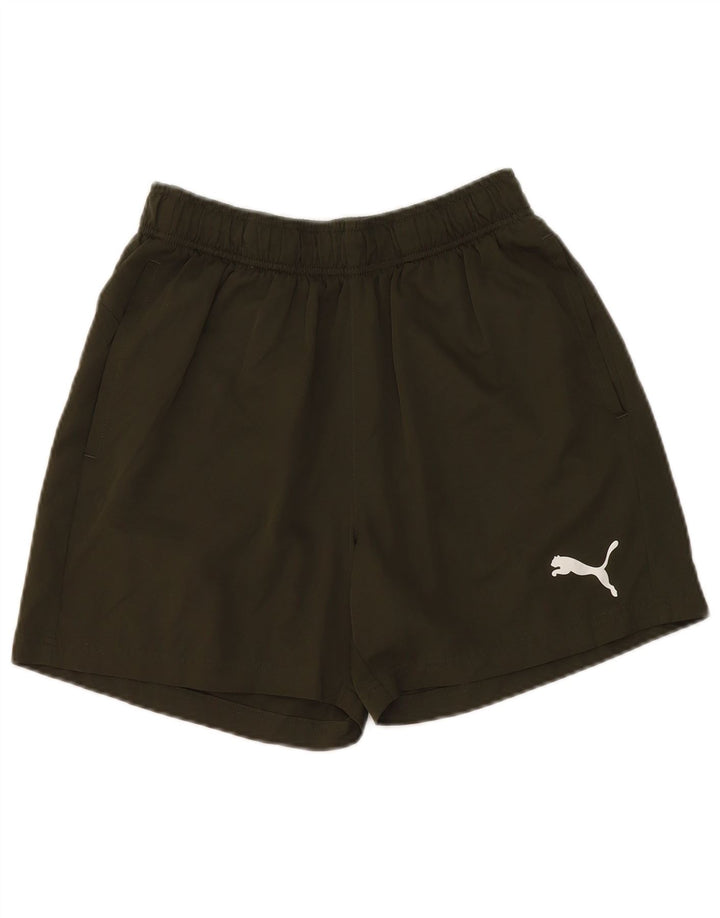 Женские спортивные шорты Puma UK 12, средний зеленый полиэстер