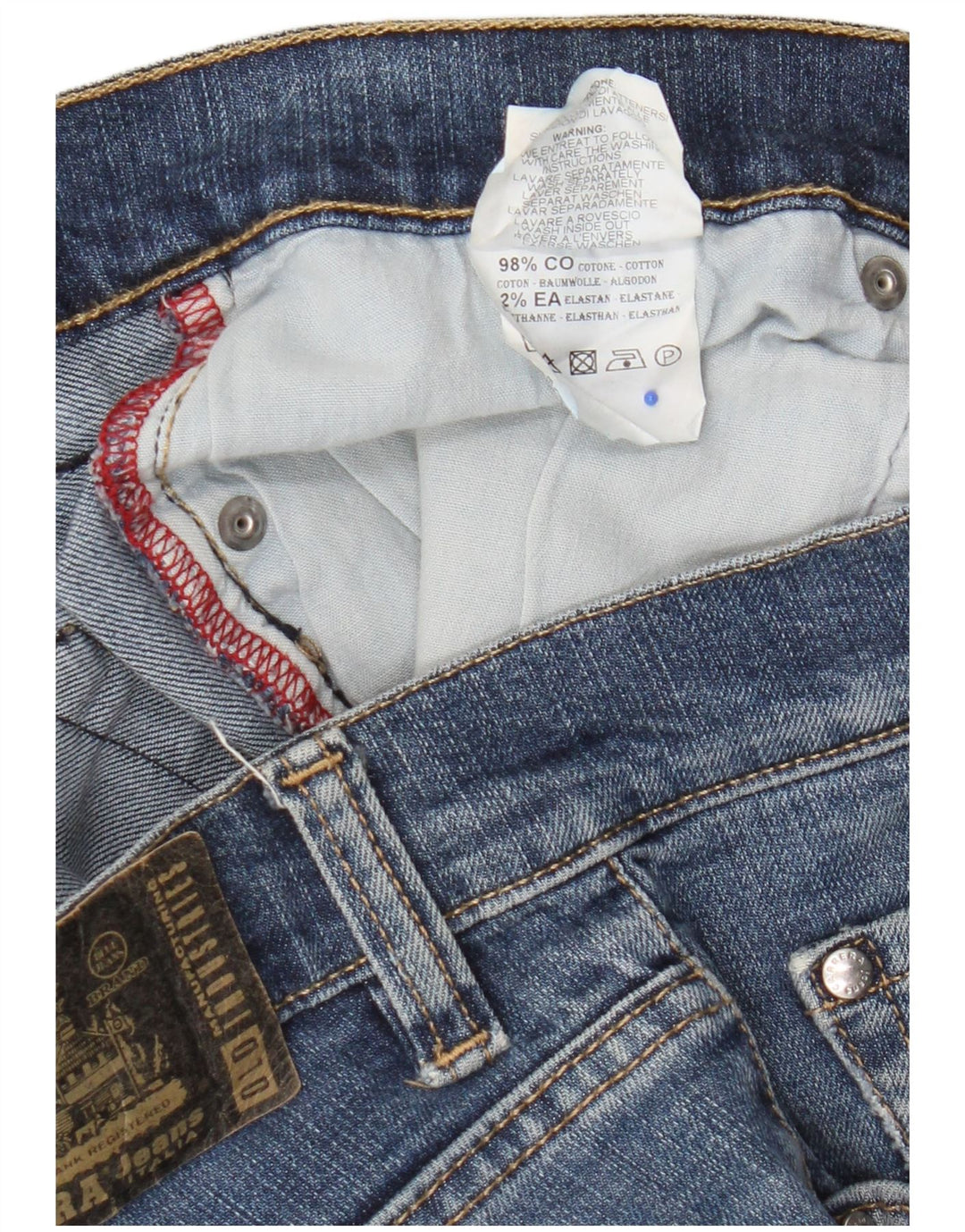 Мужские джинсы Carrera 717 Slim IT 48 Medium W33 L31 Синий хлопок