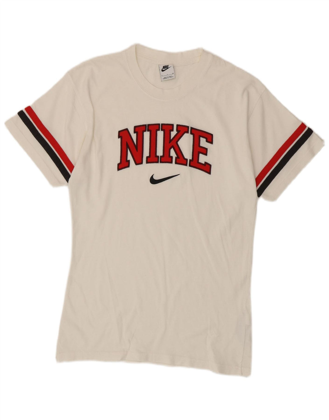 Мужская футболка Nike с графическим рисунком, маленький белый, хлопок с цветными блоками