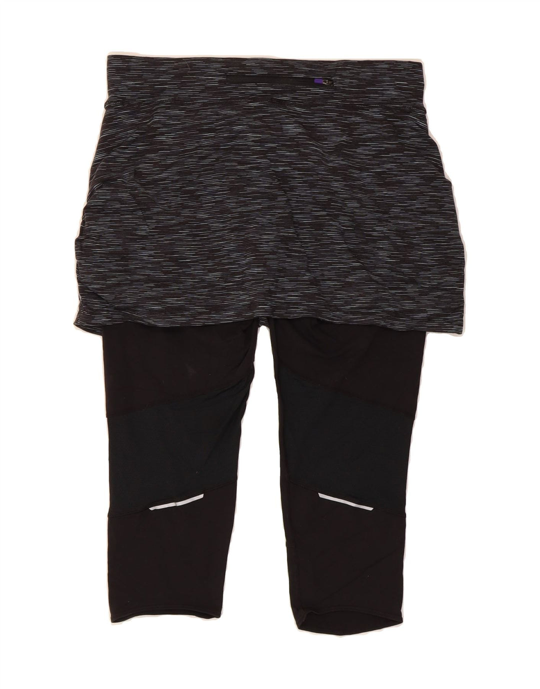 ATHLETA Womens Leggings UK 16 Large  Black Flecked Vintage Athleta and Second-Hand Athleta from Messina Hembry 