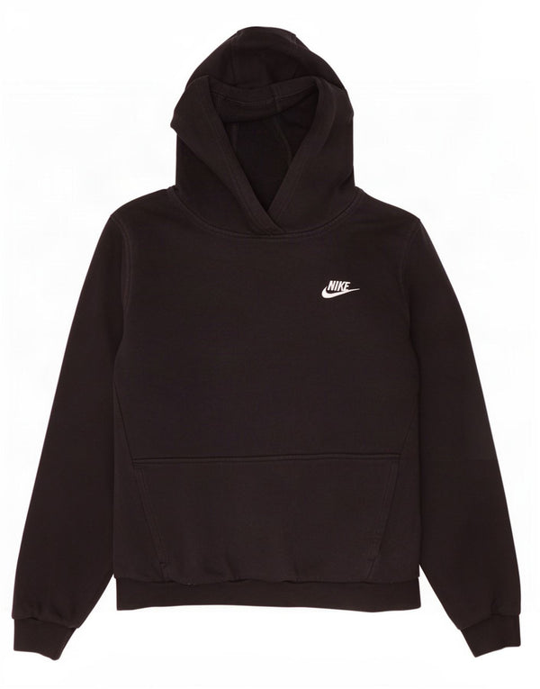 Джемпер с капюшоном Nike для девочек 13–14 лет, размер XL, черный хлопок