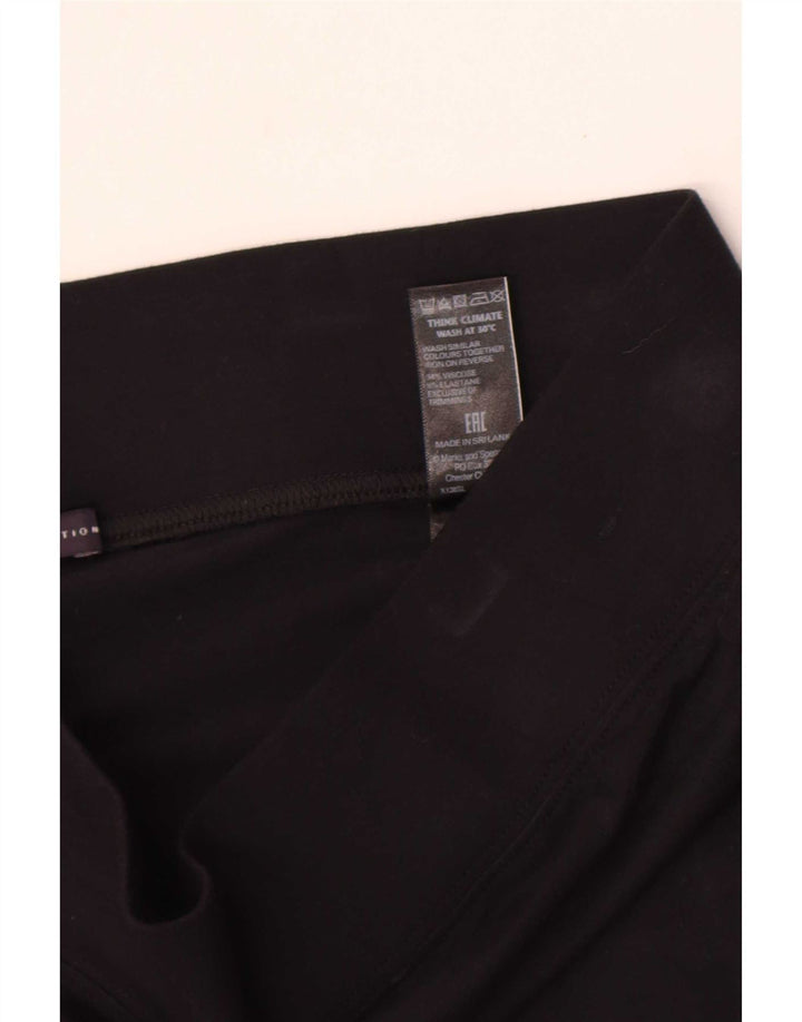 Женские леггинсы Marks & Spencer UK 14, большие, черные, вискоза