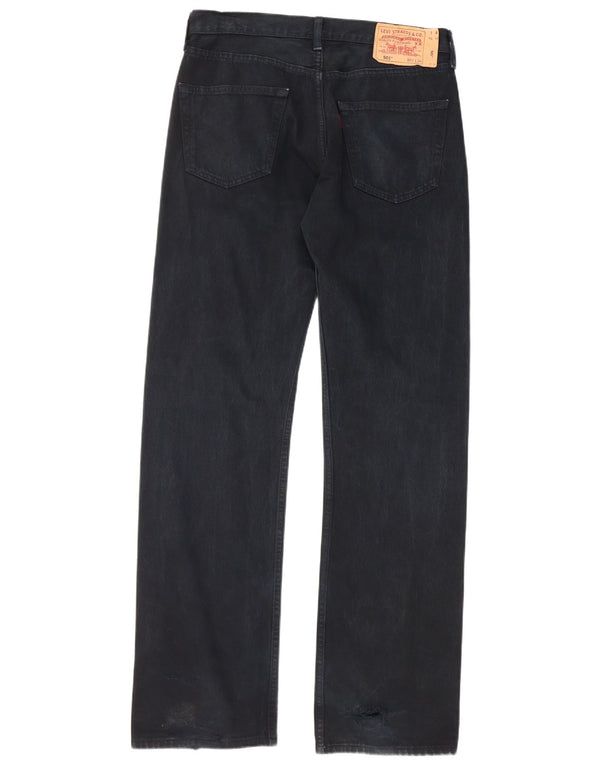 Мужские прямые джинсы LEVI'S 501 W31 L34 Темно-синие