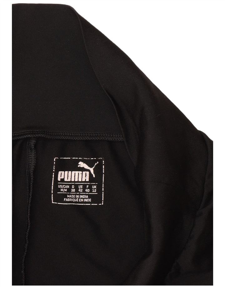 Женские леггинсы-капри Puma UK 12, средний черный полиэстер