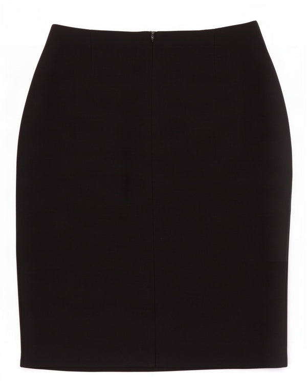 Женская юбка-карандаш Marks & Spencer UK 14 Medium W28 Черная вискоза