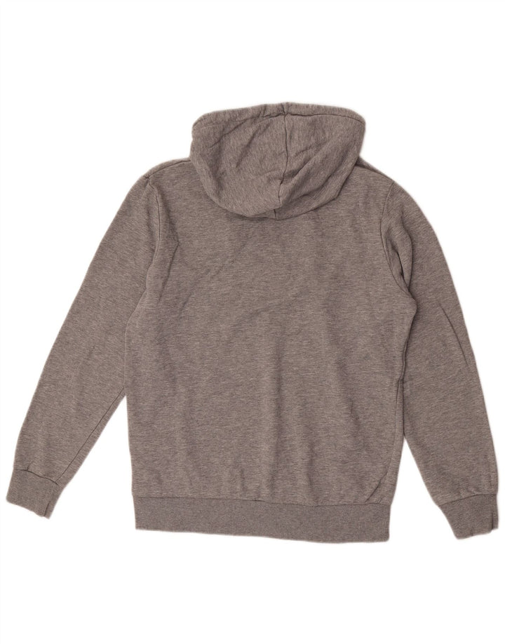Мужской джемпер с капюшоном Jack & Jones, средний серый хлопок с крапинками