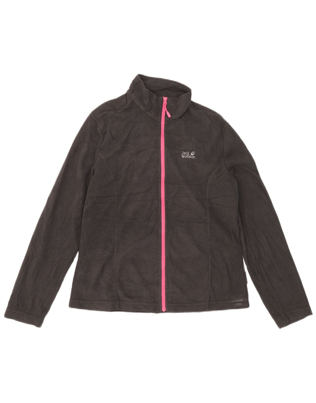 Женская флисовая куртка Jack Wolfskin UK 14/16, большой черный полиэстер