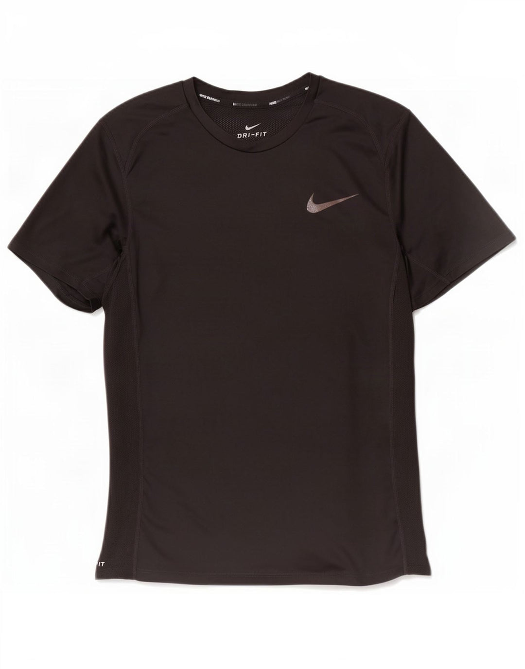 Мужская футболка Nike Dri Fit, маленький черный полиэстер