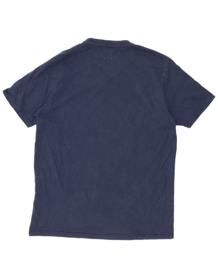 Мужская футболка Levi's Standard Top среднего размера, темно-синяя, хлопковая