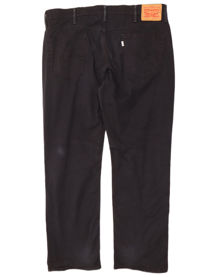 Мужские прямые джинсы Levi's 514 W38 L30, черный хлопок