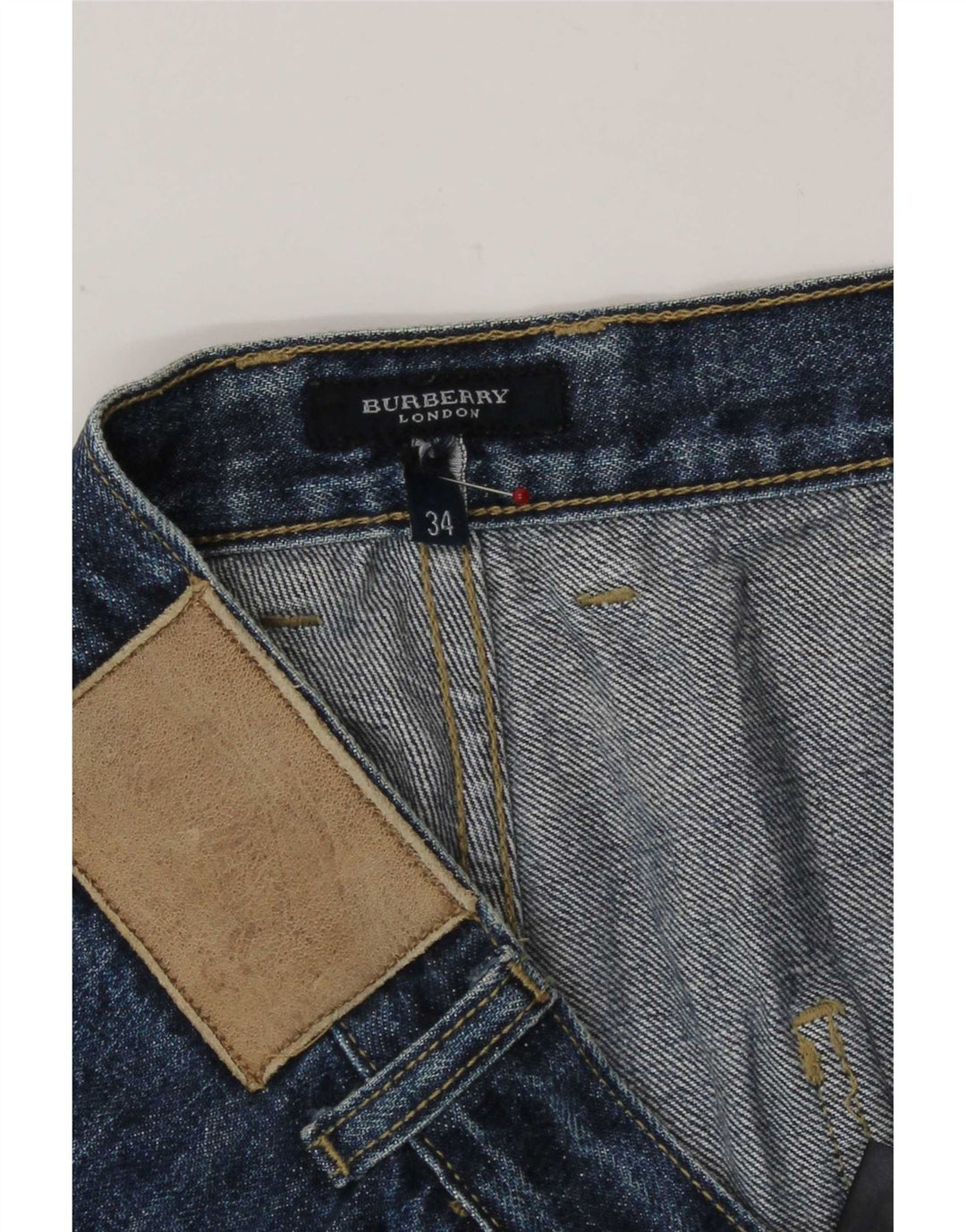 Мужские прямые джинсы Burberry W34 L29 синие