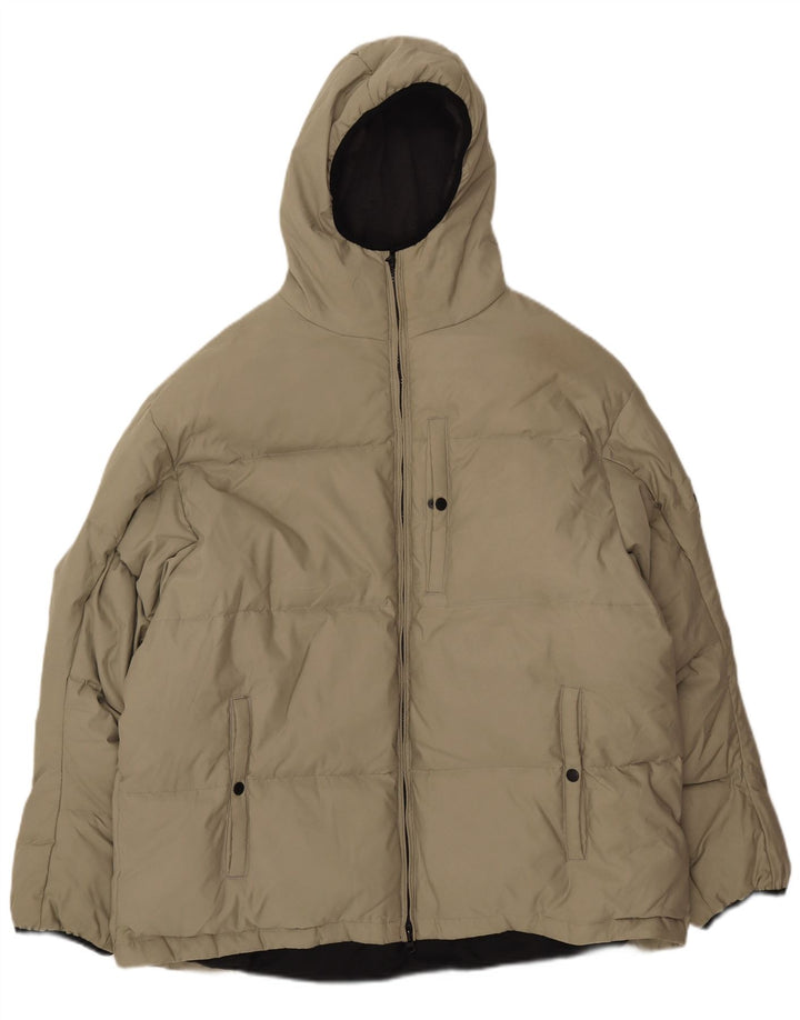 PEPE JEANS Мужская утепленная куртка с капюшоном UK 40, большой зеленый полиэстер