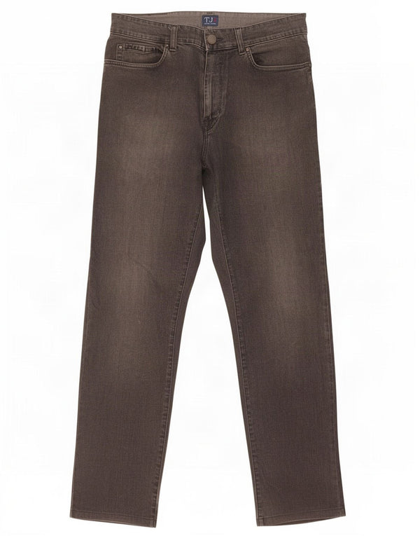 Женские прямые джинсы Trussardi W32 L30 Серые
