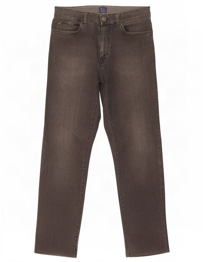 Женские прямые джинсы Trussardi W32 L30 Серые