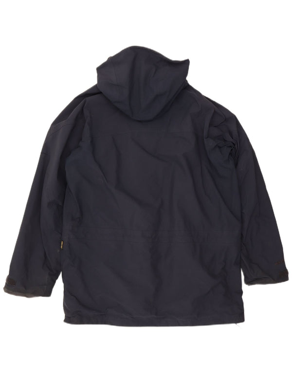 Berghaus Мужская дождевик с капюшоном UK 42 XL Темно-синий нейлон