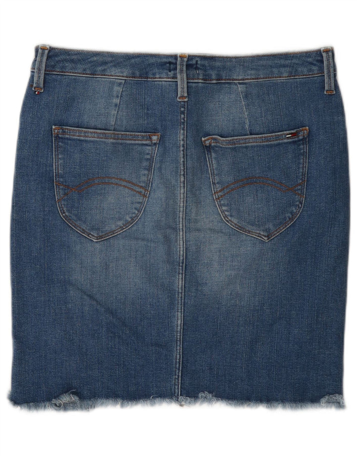 Женская джинсовая мини-юбка Tommy Hilfiger Medium W28, синяя, хлопок