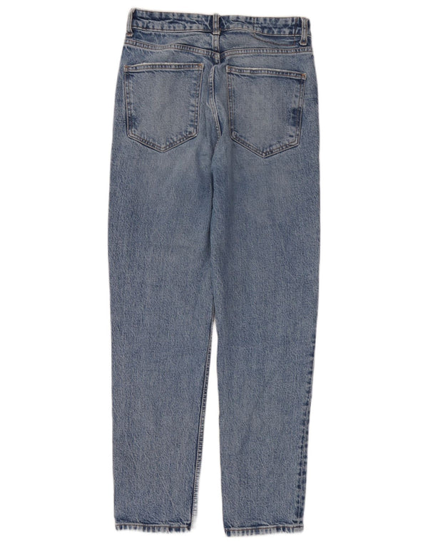 Женские зауженные джинсы Zara EU 36 XS W26 L28, синие, хлопок