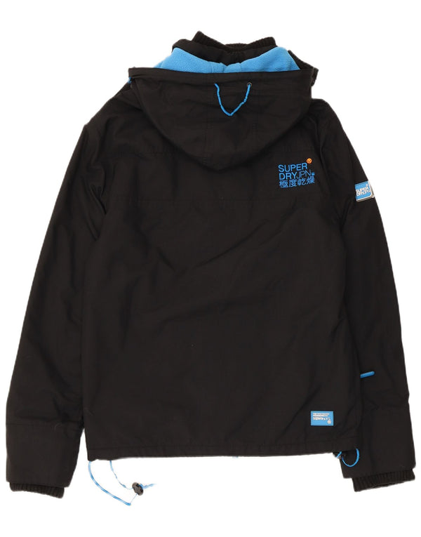 Мужская ветровка с капюшоном Superdry UK 34 XS, черный нейлон
