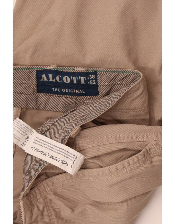 Мужские шорты карго Alcott W38 XL, бежевый хлопок