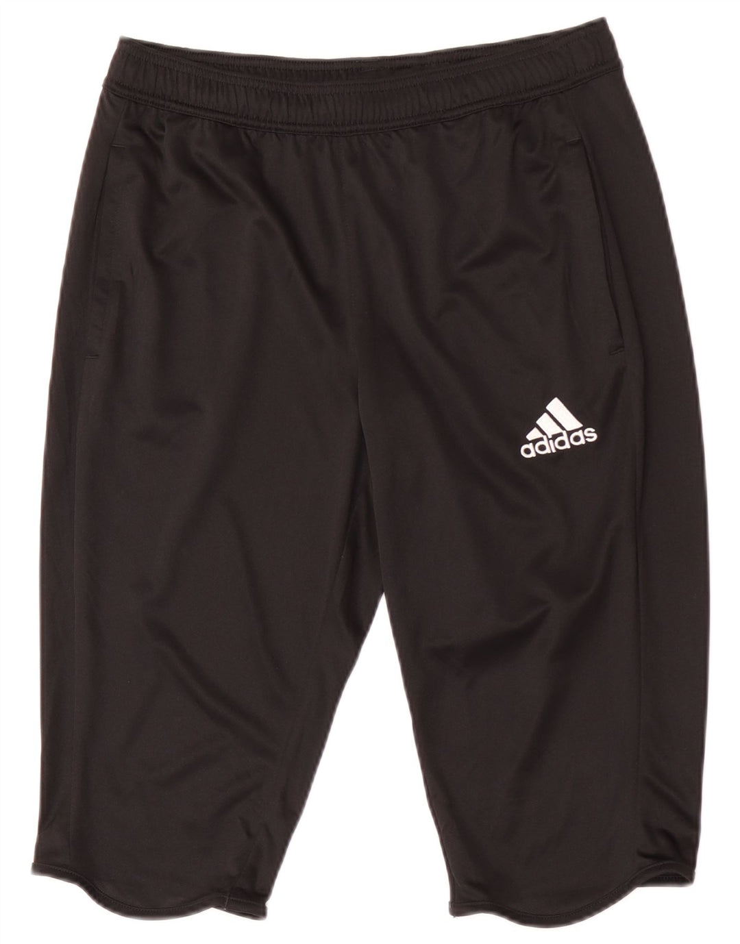 Мужские спортивные шорты Adidas Climalite, средний черный полиэстер