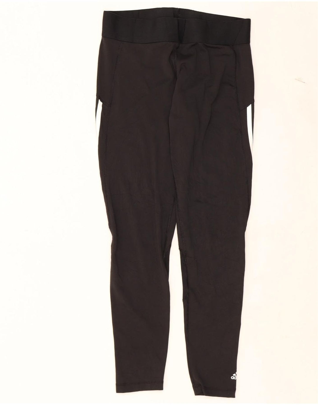ADIDAS Womens Aeroready Leggings UK 12/14 Medium  Black Vintage Adidas and Second-Hand Adidas from Messina Hembry 