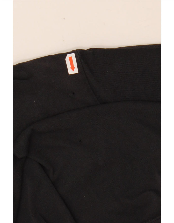 Женская футболка с графическим рисунком NIKE UK 14, средний размер, черный хлопок, черный