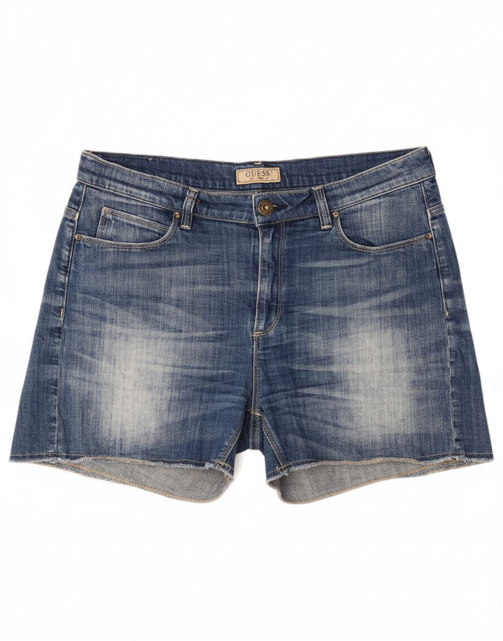 GUESS Womens Denim Shorts W29 Medium  Blue Cotton