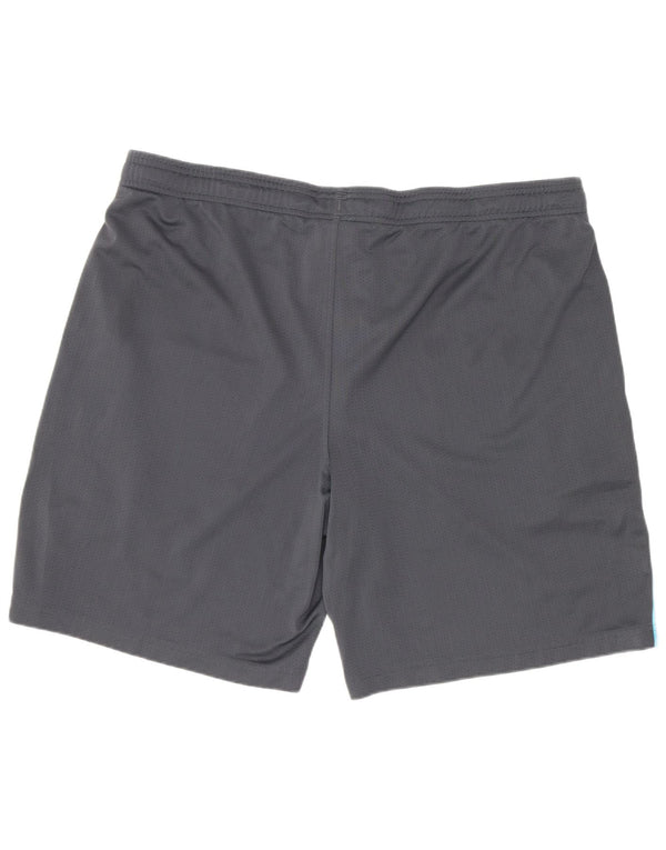 Мужские спортивные шорты Under Armour 2XL, серые, полиэстер с цветными блоками