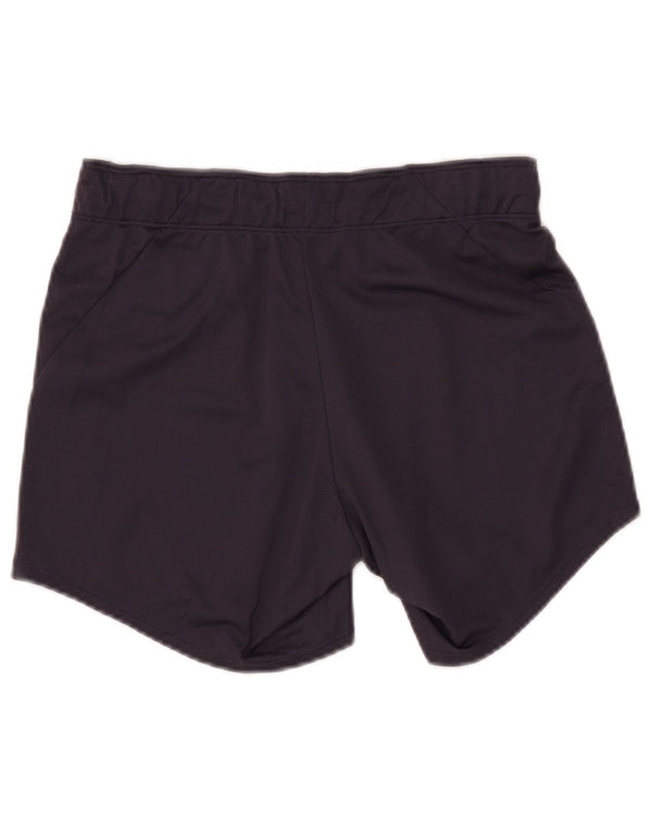NIKE Womens Dri Fit Sport Shorts UK 6 XS  Purple Polyester
