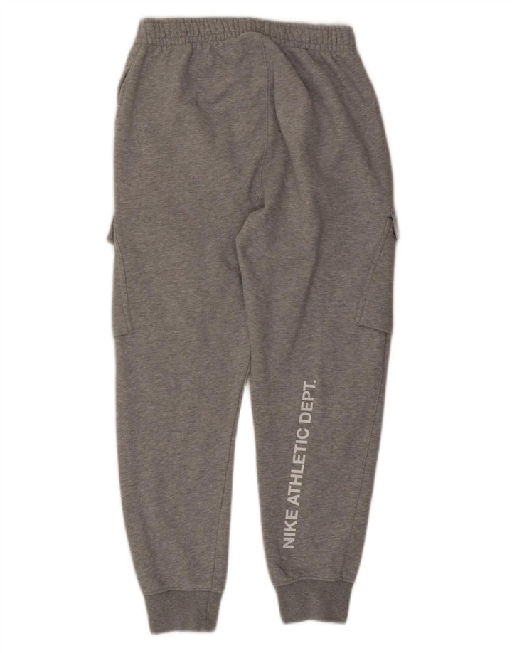 Мужские спортивные брюки-карго NIKE, маленькие серые хлопковые брюки-джоггеры