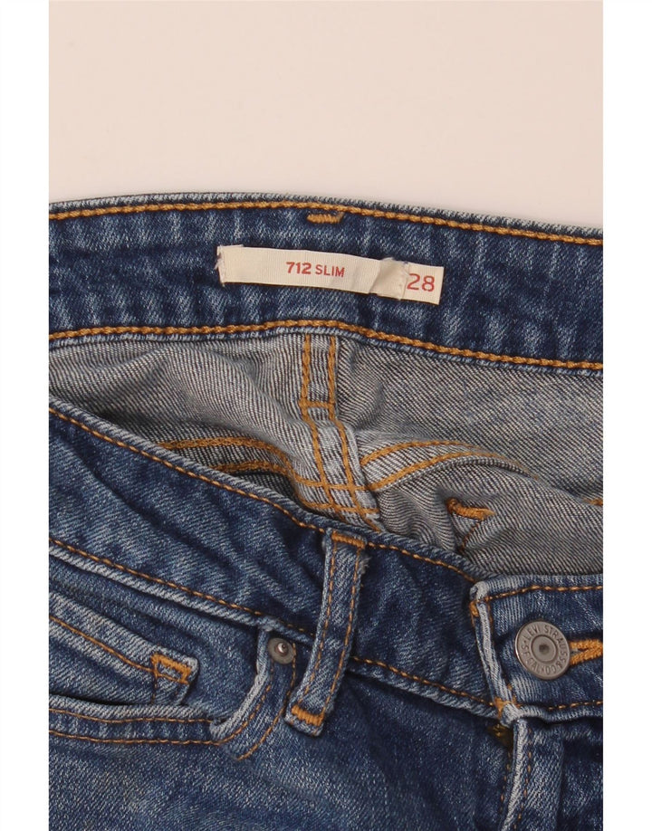 Женские джинсы Levi's Slim 712 W28 L31 синие