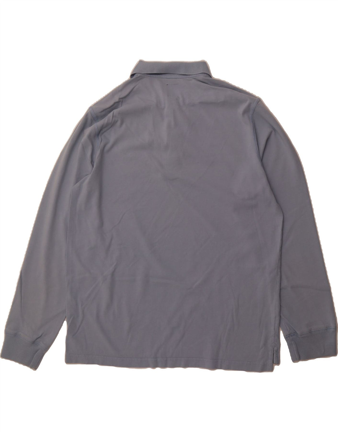 DANIEL HECHTER Mens Long Sleeve Polo Shirt 2XL Blue Cotton Vintage Daniel Hechter and Second-Hand Daniel Hechter from Messina Hembry 